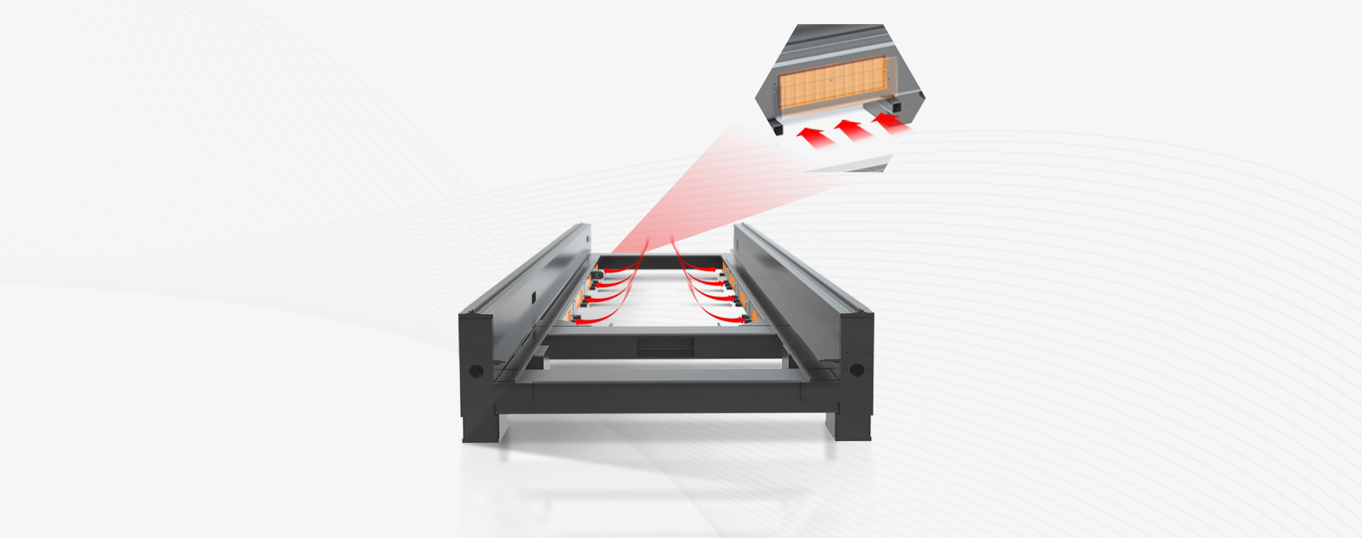 力星激光勝利之星全防護(hù)交換臺激光切割機(jī)-超強(qiáng)抽煙除塵系統(tǒng)