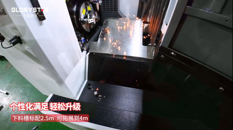 有精度！有速度！VS6012TG雙卡盤光纖激光管材切割機(jī)