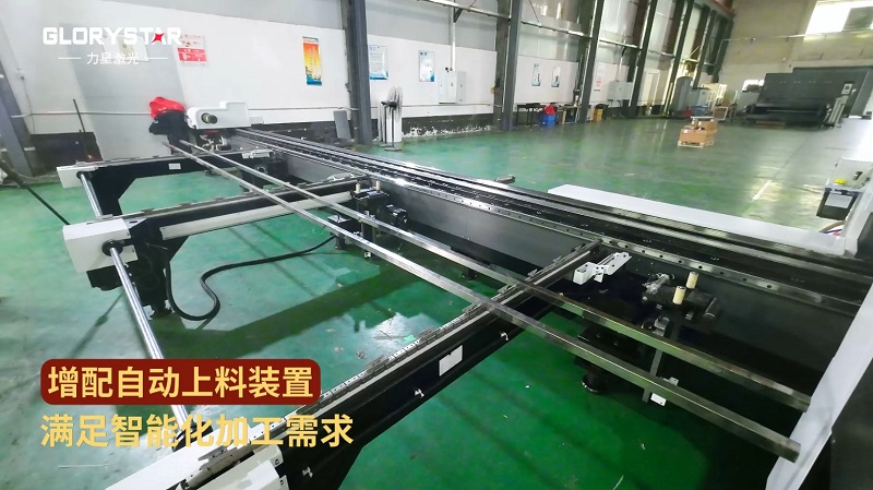 1000W-6000W雙卡盤激光切管機，高效智能管材加工