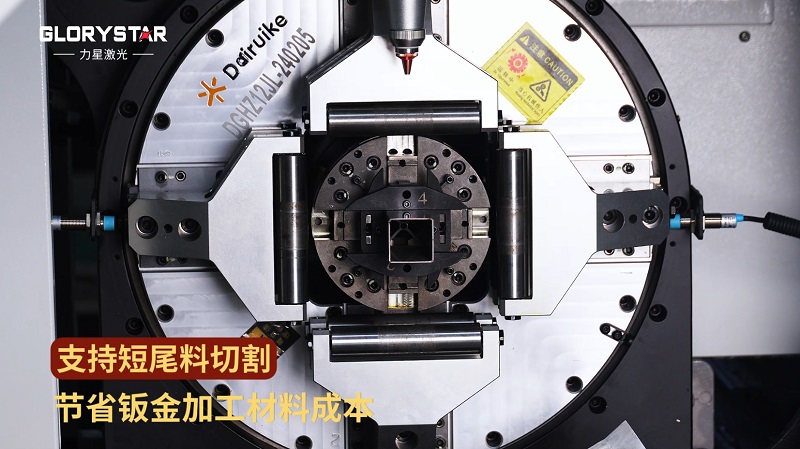 1000W-6000W雙卡盤激光切管機，高效智能管材加工