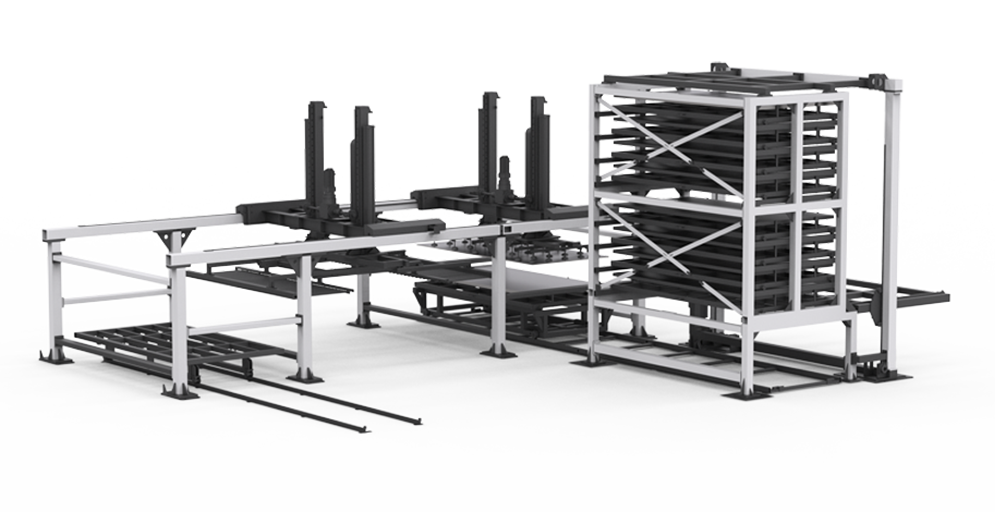 板材自動上下料庫系統