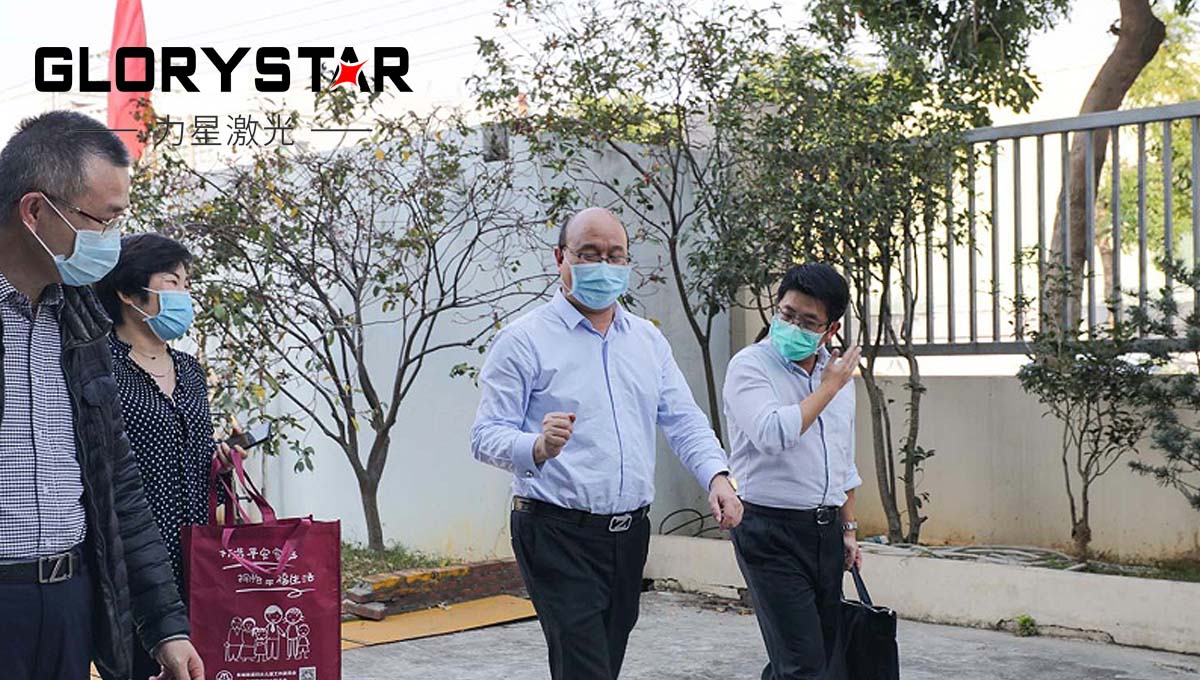 戰(zhàn)疫快報|東城街道黨委書記劉林宏等領導蒞臨力星激光