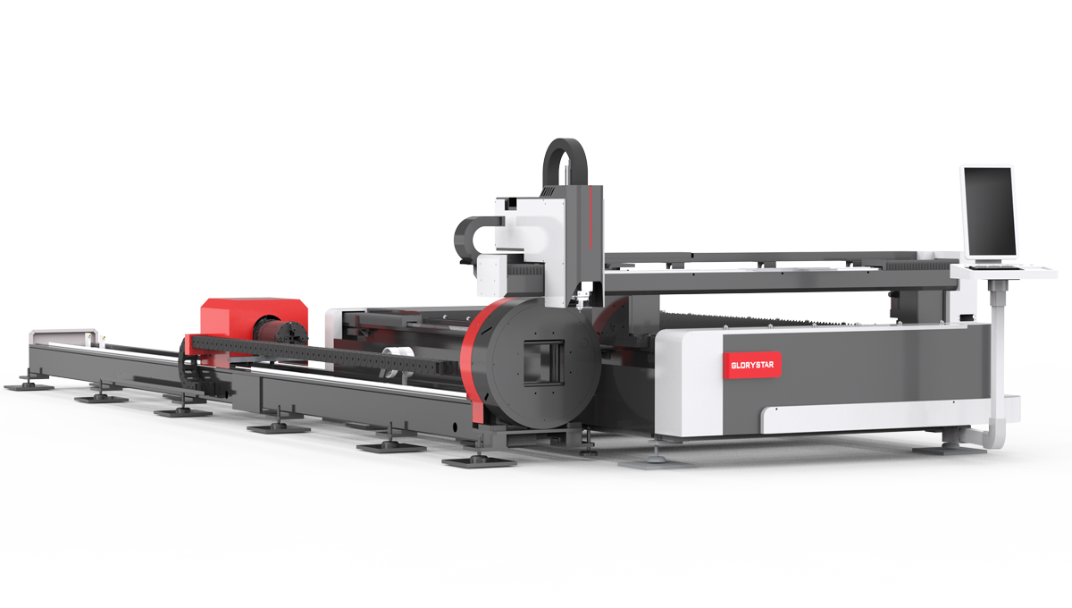 ???單平臺板管一體激光切割機